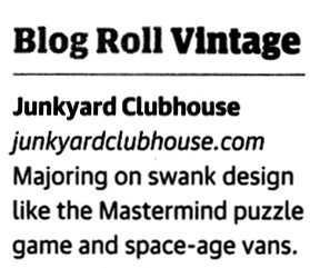 Junkyard Clubhouse gets a mention in The Guardian